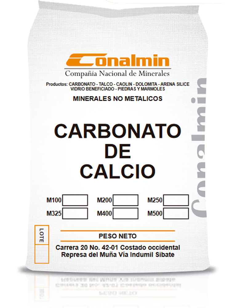 Venta Carbonato de Calcio Colombia